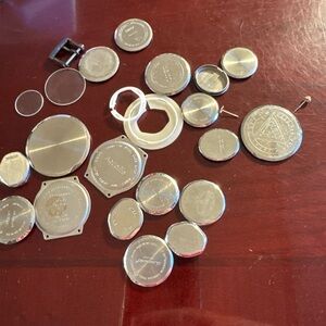 Variety of Silver Watch Backs